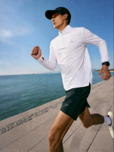 Erke | Half Zip Long Sleeve Running Training T-Shirt Quick Dry
