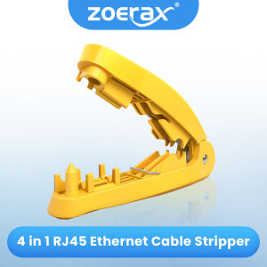ZOERAX RJ45 Ethernet Cable Stripping Tool Multifunctional Cutter with cuttingstrippinguntangling and straightening function