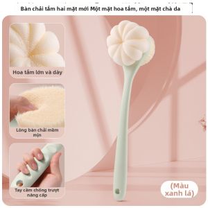 Bàn Chải Tắm Hai Mặt Đế Dài Lông Mềm