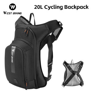 WEST BIKING 20L Cycling Hydration Backpack Ergonomic Cross Harness Climbing Hiking Outdoor Sport Travel Reflective Backpack