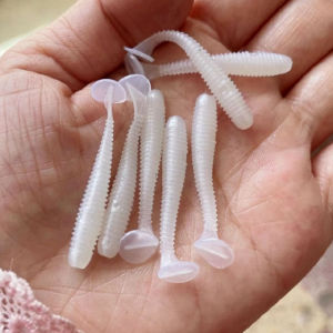 Bộ Mồi Câu Mềm Mrlurion 4cm T-Tail Wobbler Shad 10 Cái Dành Cho Cá Rô Cá Vược Và Cá Hồi Mồi Câu Nhỏ Dụng Cụ Câu Cá Mồi Câu Giả Sinh Học