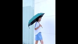 FAVORIT Payung Anti UV Sinar Matahari Payung Lipat Polos Anti Air Anti Panas Korea Style