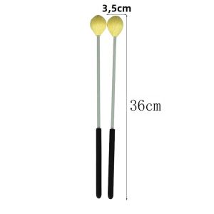 IRIN | 1 Cặp Dụng Cụ Gõ Nhạc Marimba Dùi Gõ Nhiều Màu Làm Từ Len Acrylic Pha Sợi Có Trục FRP Dùng Cho Đàn Glockenspiel Chuông Đàn Xylophone Dùi Trống
