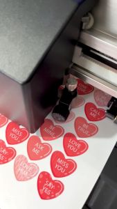 สติ๊กเกอร์หัวใจน่ารัก Love you Valentines day 54 ดวง 2.5 cm กันน้ำได้