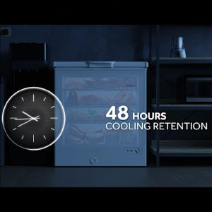 AQUA Chest Freezer 1 Pintu 200 L [Putih] - Double Effective Antibacteria & High Efficiency Compressor