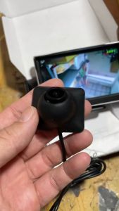 Bộ màn hình và camera căn lề AHD loại dán gương độ phân giải cao góc nhìn rộng HN08