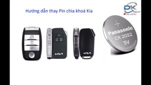 Pin Nhật Panasonic chìa khóa điều khiển xe Kia :Cerato Sonet Seltos Sedona Sorento K3MorningRioRondo