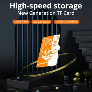 SomnAmbulist Original SD Micro Flash Card 128GB/32GB/64GB/32GB Classe 10 High-Speed TF Memory Card Mobile Phone Memory Card Compatible with Computer Camera CCTV Monitoring Devices