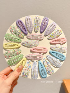 NING ZHOU | Colorful Water Drop Floral Head Clip