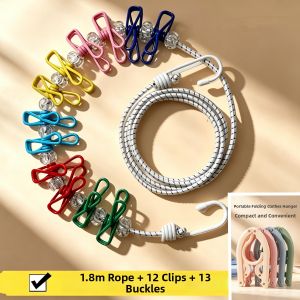 Portable Travel Clothesline Wind-resistant