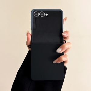 szhaiyu | Candy Color Silicone Soft Phone Case for Samsung Galaxy Z Flip8 Flip7 Flip6 Flip5 Flip5 Flip4 Flip3 5G Flip7 FE Shockproof Cover