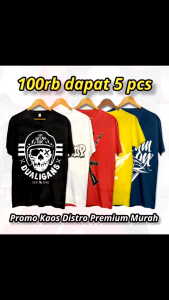 LTD PAKET HEMAT 5 Pcs 100rb Kaos distro pria 100 5pcs | kaos pria distro bandung | kaos distro trendy pria terbaru | pria bandung murah bahan tebal | Kaos pria dewasa 5 pcs 100 | T Shirt Pria Casual Preimum | kaos pria keren ||LTD