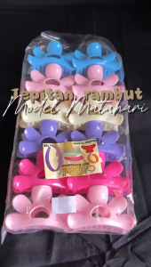 Hallobestie - Jepitan Rambut Korea Matahari Warna Terang Polos Jepitan Rambut Dewasa Aksesoris Rambut Termurah