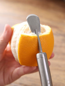 304 Stainless Steel Orange Peeler Knife Arc Handle Small Tool for Peeling Oranges And Grapefruits Kitchen Cooking Utensil