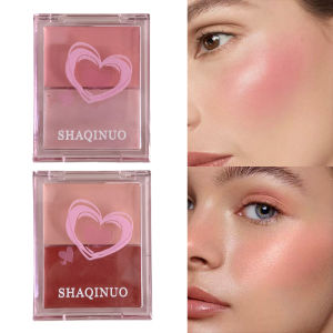 SHAQINUO Water-Glow Blush Palette - แอปริคอทสีน้ํานมที่ได้แรงบันดาลใจจาก Instagram ลุคหวานและอ่อนเยาว์ของเกาหลี ฟลัชอัลตร้าเนเชอรัล