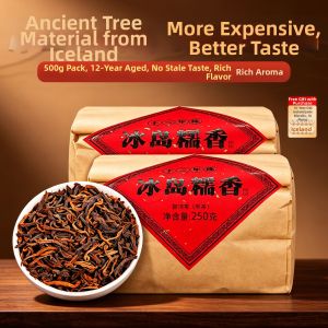 YUNHE TEA | Ten Year Aged Iceland Ancient Tree Pu-erh Tea Ripe Tea Authentic Sticky Rice Fragrant