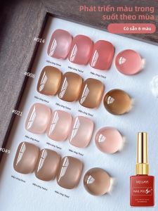 Bộ 4 Sơn Gel Móng Tay Nước Khoáng 15ml Độ Bám Cao Không Độc Hại Dùng Để Thiết Kế Nail Nghệ Thuật Tại Nhà Hoặc Salon.