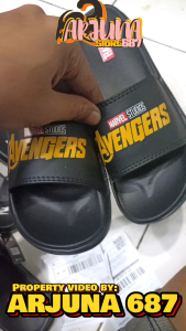 ARJUNA 687 - AVENGERS Sandal Selop Anak Laki Marvel Bahan Karet Ringan & Fleksible