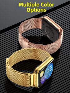 mijobs | Huawei Fit Series Watch Bands Stainless Steel Silicone Nylon Metal Woven Milanese Magnetic