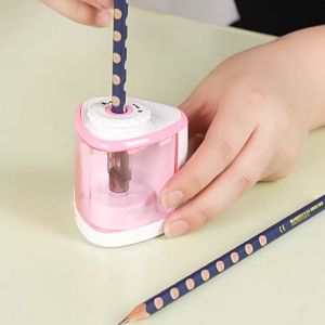 Electric Sharpener Desktop Automatic Pencil Sharpener Suitable To Pencils (6-8mm) for Students School Office Stationery