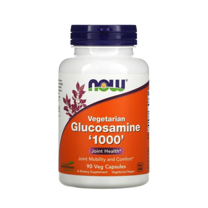 กลูโคซามีน (Now Foods) Vegetarian Glucosamine '1000' 90 Veg Capsules