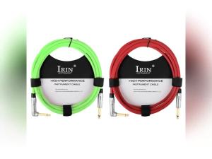IRIN | IRIN GT-115 3M Electric Guitar Audio Connection Cable Noise Cancelling Cable Anti-Interference Wire for Guitar Performance