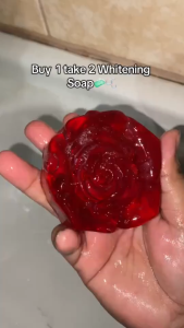 BUY 1 TAKE 5 SAK Glutathione Whitening Soap 20X Whitening Booster Rose Extract Brightening 100g