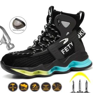 Sepatu Safety Terbaik Sneakers Ringan JBS 7911 Ujung Baja Anti Tusukan Paku