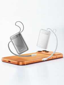 PISEN | Pin Sạc Dự Phòng 20000mAh Có Cáp Tích Hợp Sạc Siêu Nhanh 45W An Toàn Khi Đi Máy Bay