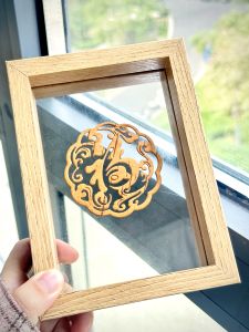 Modern Luxury Home Decor: Carved Bark Artwork Sculpture