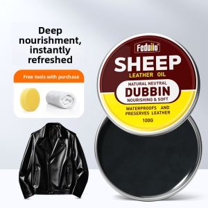 FEDUIIO | Leather Care & Polishing Oil for Black Leather Jackets