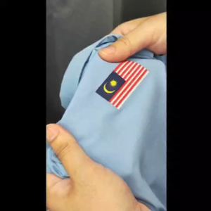 【Value Pack】 100pcs Lencana Jalur Gemilang KPM Size Fabric Badge IRON ON | NOT-DTF | NOT-PIN