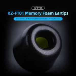 KZ | Original KZ-FT01 Memory Foam Eartips Noise Isolation & Soft Comfort Ear Tips S/M/L Sizes T400 Ear Pads for Most In Ear Earphone