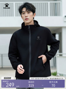 Kelme/Kelme Official Flagship Store New Arrival Summer Hooded Running Jacket Mens Training Thin Woven Jacket