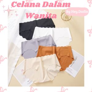 Celana Dalam Seamless Wanita Underwear CD Bahan Ice Silk Premium Model Gelombang High Quality