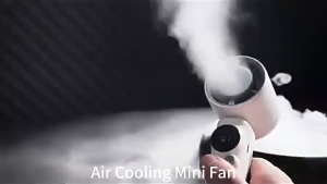 Mini Portable Fan | 100-Speed Adjustable | High-Speed Cooling | Rechargeable & Handheld
