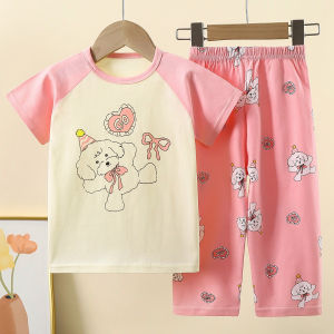 Tagkita | Summer New Design 100% Cotton Childrens T-Shirts Pants Homewear
