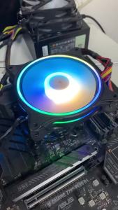 ARGB CPU Cooler 4 Heatpipes PC Processador Ventilador for Intel LGA775 1150 1151 1156 1366 1700 1200 2011 X99 X79 AMD AM4 AM5