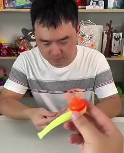 5/10PCS Blow Pipe & Balls Blow Blowing Outdoors Toys Sports Games Gift Plastic Pipe Balls Toy Girls Color Random
