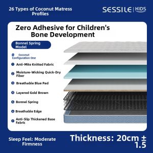 SESSILE | Spine Protecting Memory Foam Childrens Mattress