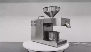 Fisherman Household Stainless Steel Oil Press Full-Automatic Small Cooking Oil Processing Kitchen Appliances Oil Press Machine Kitchen
