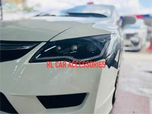 Honda civic FD FD2 FD2R 2006 - 2011 front led tri projector headlamp headlight head lamp light DRL bodykit body kit