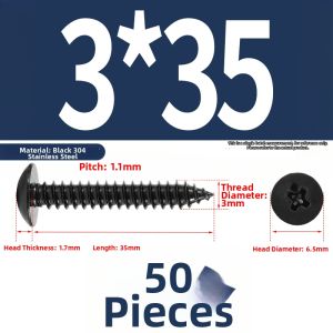 BAIRUITE | Corrosion-Resistant Stainless Steel Self-Tapping Screws