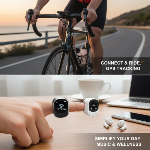 Smart Bluetooth Wireless Finger Ring Mouse Wearable Scroller E-Book Page Turner Camera Shutter Mouse For Android iOS Smart Phone