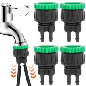 3pcs Faucet Adapter 2 Ways Splitters Farm Drip Irrigation Hose Connector Tap Y Water Splitter Garden Watering Irrigation Accessories