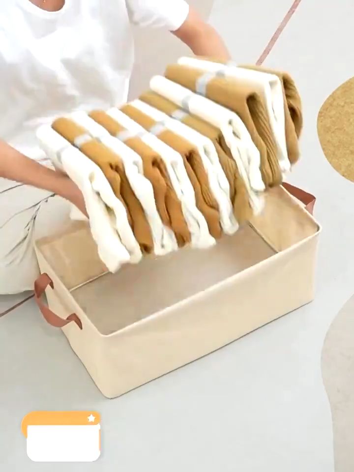 Large Foldable Clothes Organizer Storage Box Wardrobe Closet Drawer Organizer