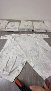 SG Stock Newborn Baby Clothes Cotton Long Sleeve Spring Cute Cartoon Rompers Soft Infant Baby Jumpsuits Full Woven