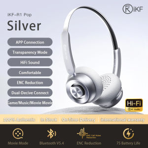 iKF R1/R1 POP Wireless Retro Headphones Christmas Gift New Year Gifts Bluetooth V5.3 HiFi Sound 60H Game Mode Built-in Mic  Lightweight OOTD Supports dual-device Connect