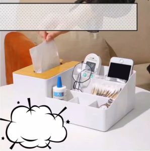 KOTAK TISU BAMBU MULTISEKAT / TEMPAT TISU MINIMALIS / TISSUE BOX / KOTAK TISU MINIMALIS / KOTAK TISU ESTETIK