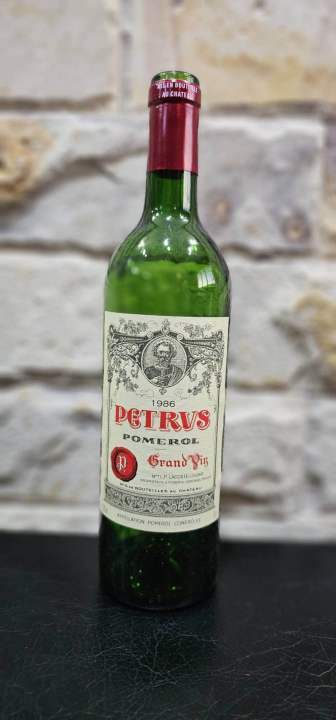CHATEAU PETRUS 1986 空ボトル CHATEAU PETRUS 1986 空ボトル（ขวดเปล่าไวน์ CHATEAU PETRUS
